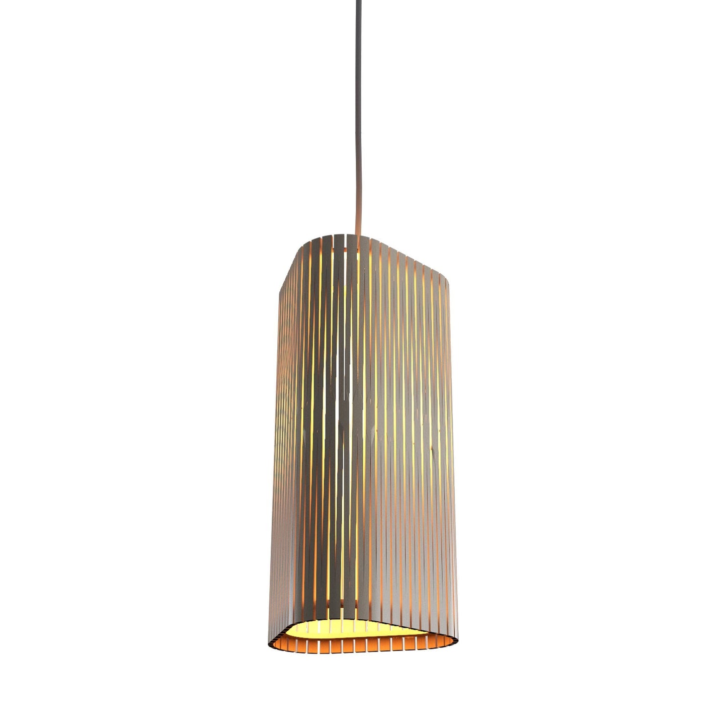 Living Hinges 14 Pendant Light in Organic Cappuccino (11.81-Inch).