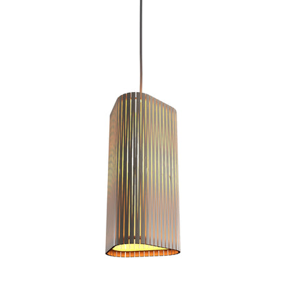 Living Hinges 14 Pendant Light in Organic Cappuccino (11.81-Inch).