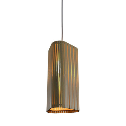 Living Hinges 14 Pendant Light in Organic Gold (11.81-Inch).