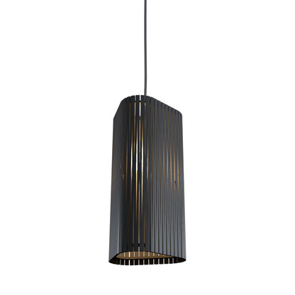 Living Hinges 14 Pendant Light in Organic Lead Grey (11.81-Inch).