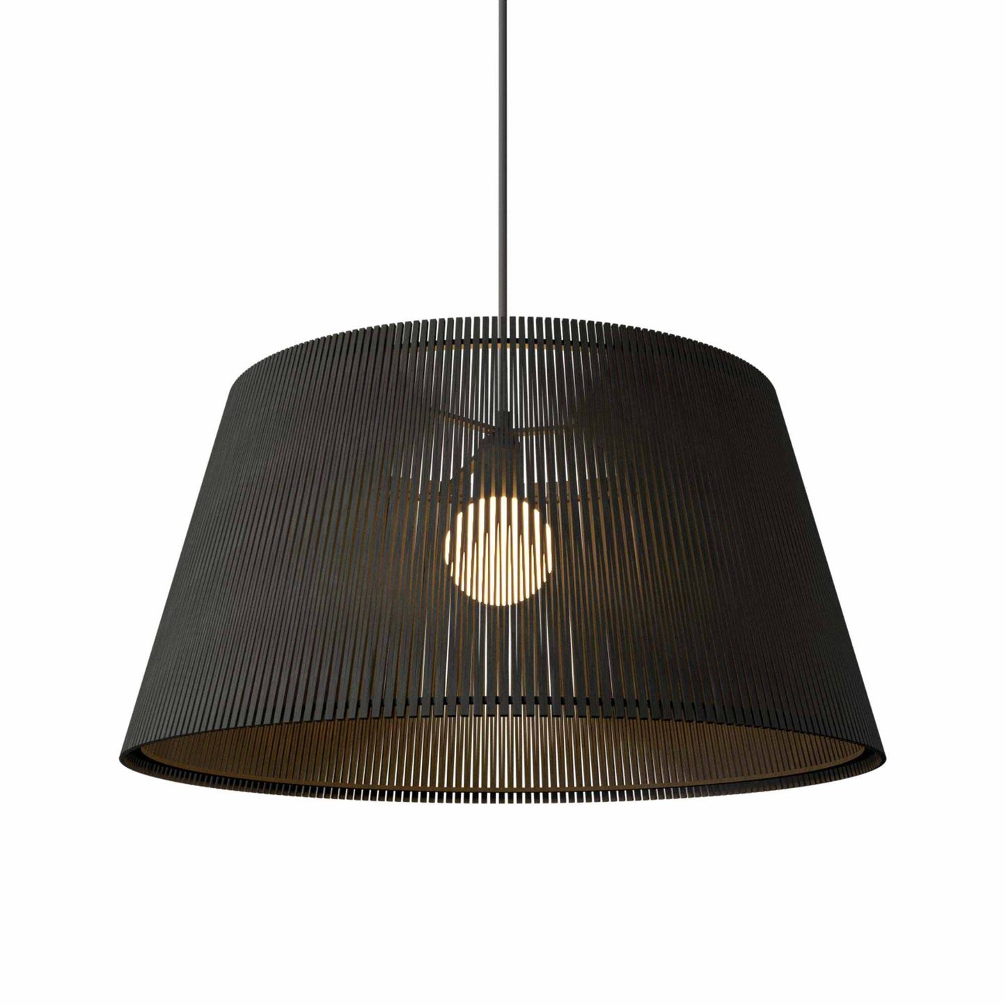Living Hinges 148 Pendant Light in Charcoal (17.72-Inch).