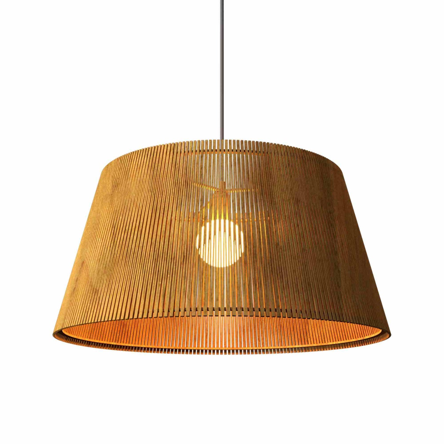 Living Hinges 148 Pendant Light in Louro Freijo (17.72-Inch).