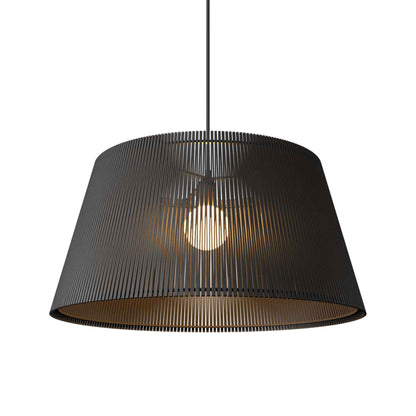 Living Hinges 148 Pendant Light in Organic Lead Grey (17.72-Inch).