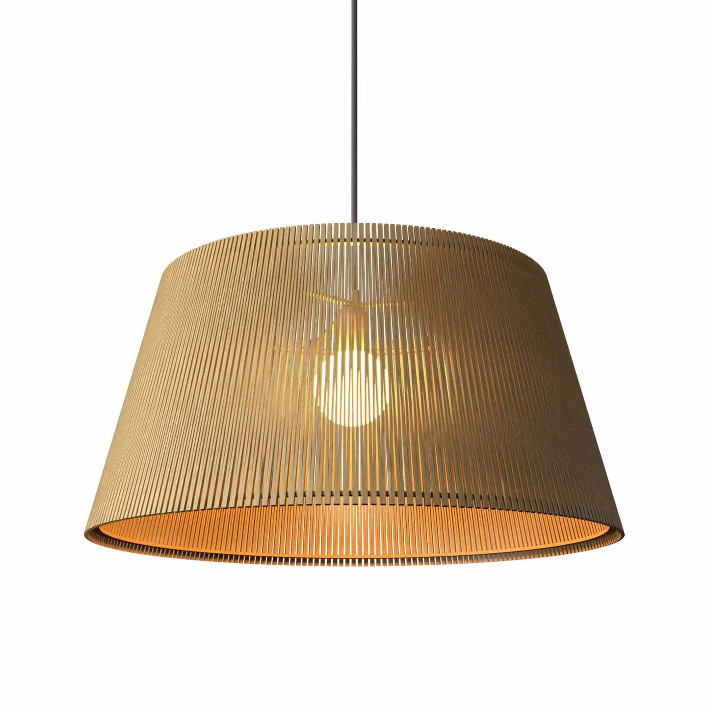 Living Hinges 148 Pendant Light in Sand (17.72-Inch).