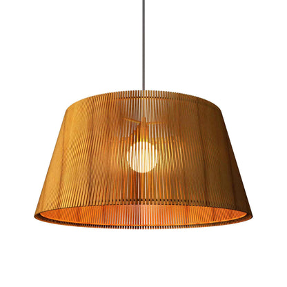 Living Hinges 148 Pendant Light in Teak (17.72-Inch).