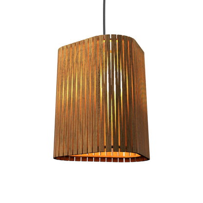 Living Hinges 1481 Pendant Light in Louro Freijo.