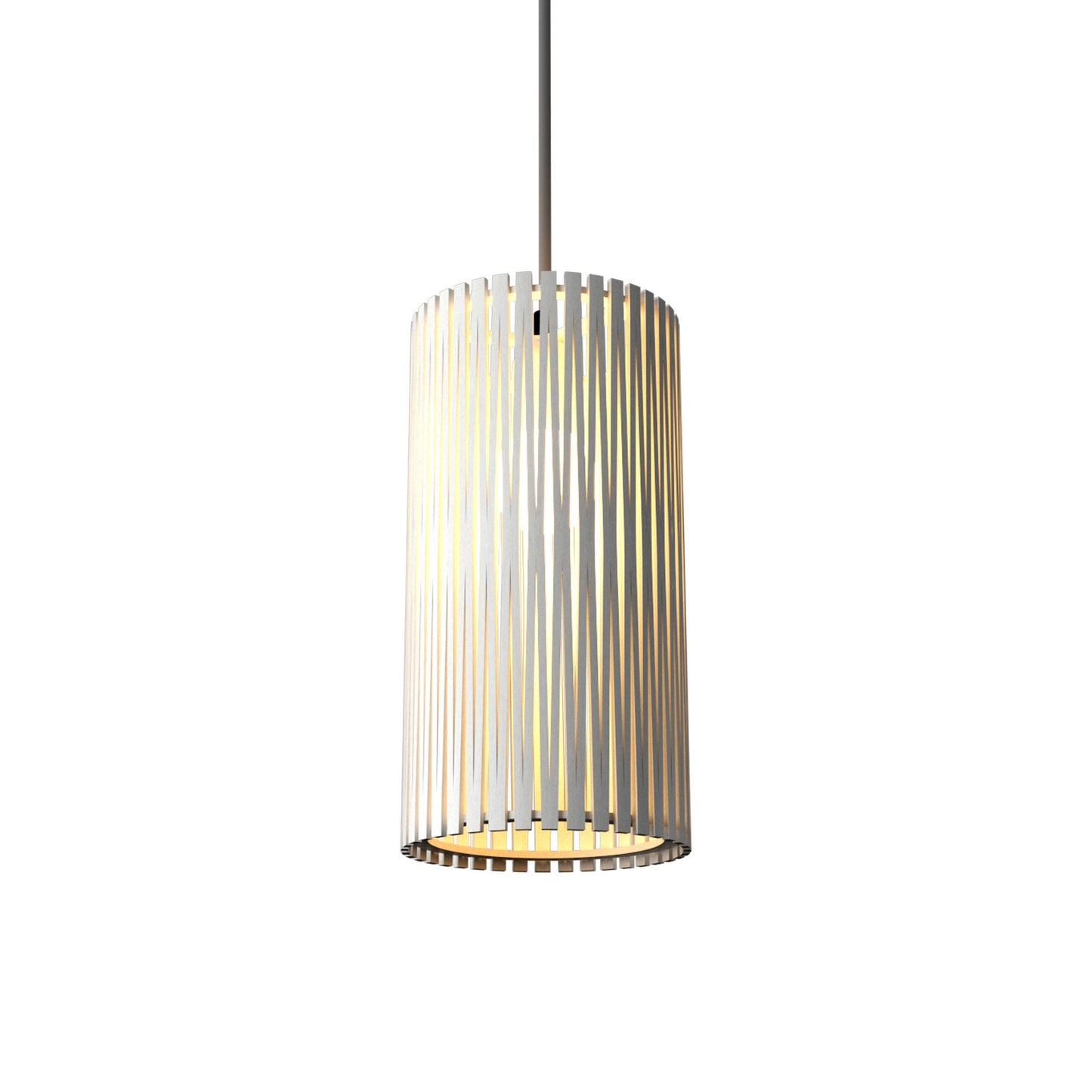 Living Hinges 14845 Pendant Light in Organic White (7.87-Inch).