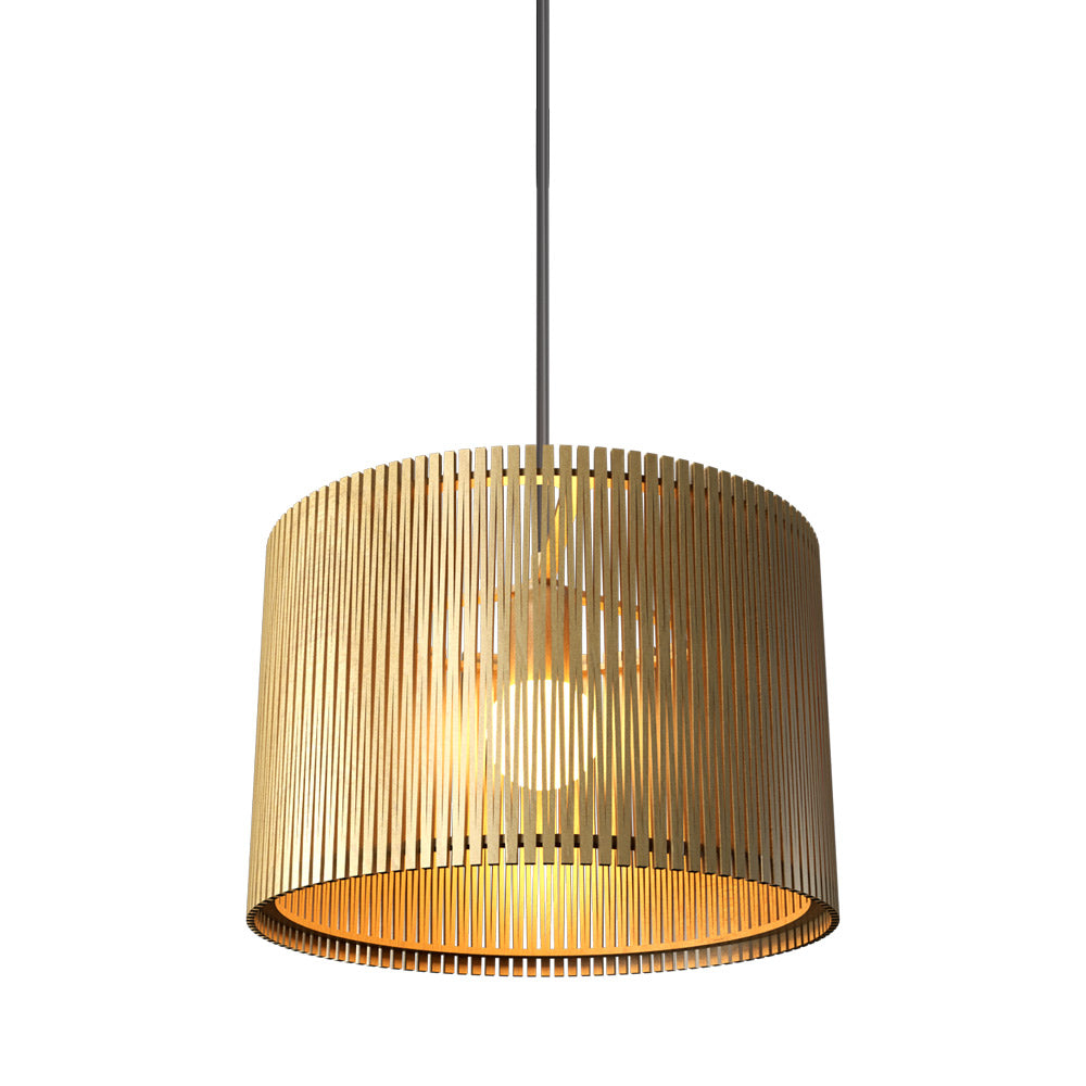 Living Hinges 1486 Pendant Light in Organic Gold.