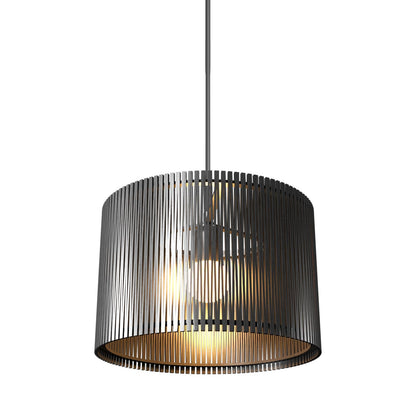 Living Hinges 1486 Pendant Light in Organic Lead Grey.