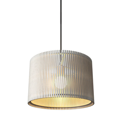 Living Hinges 1486 Pendant Light in Organic White.