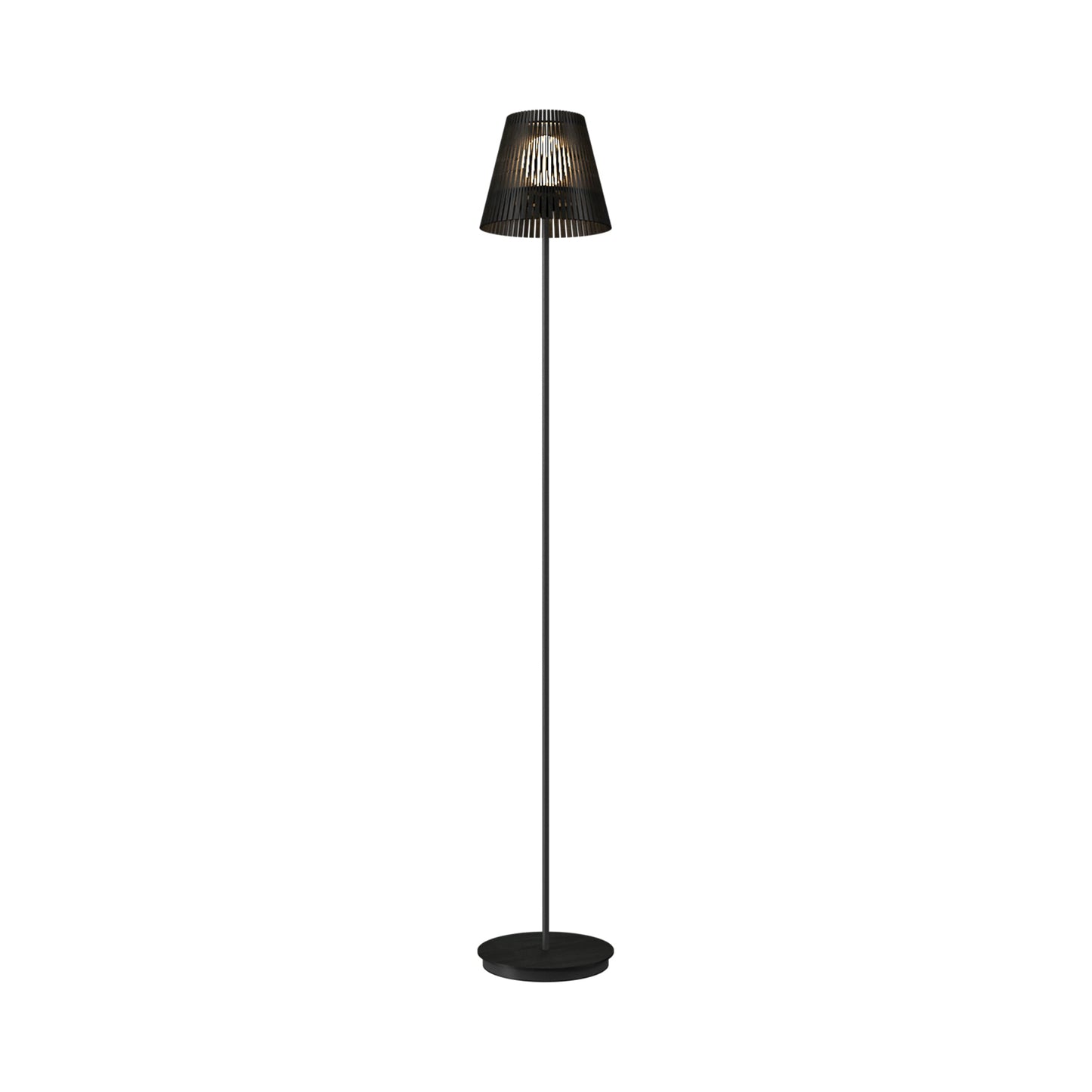 Living Hinges 3058 Floor Lamp in Charcoal.
