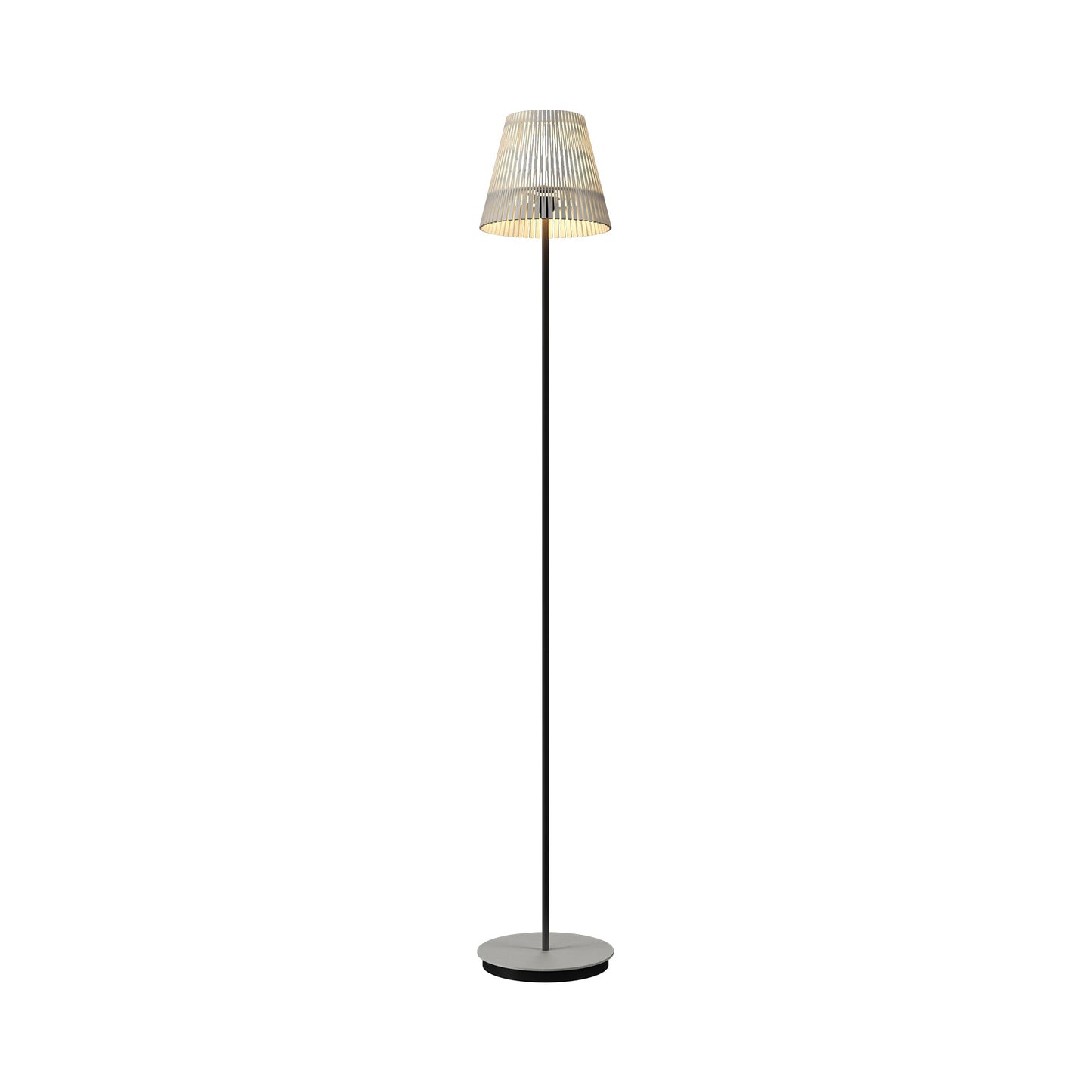 Living Hinges 3058 Floor Lamp in Organic White.
