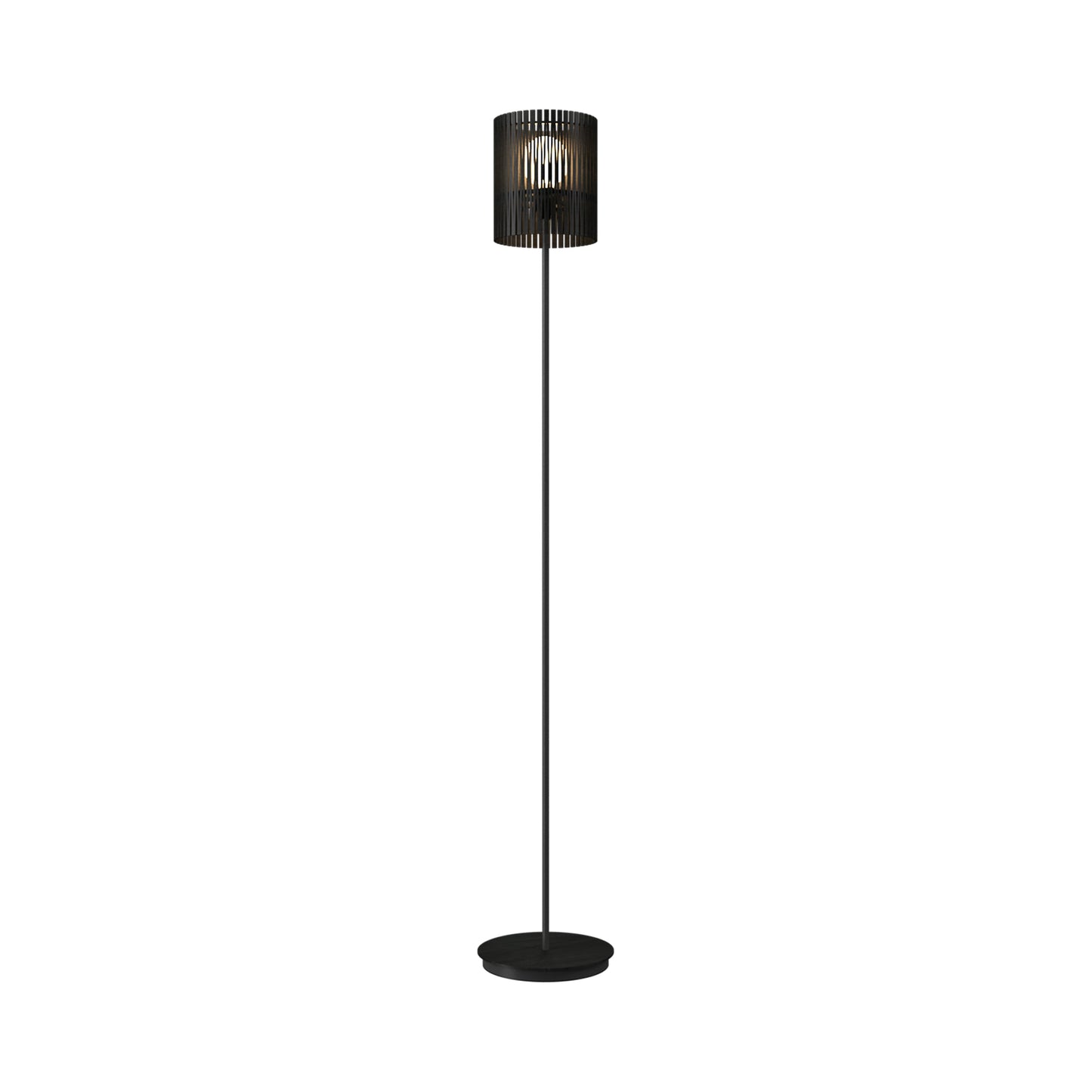 Living Hinges 3059 Floor Lamp in Charcoal.