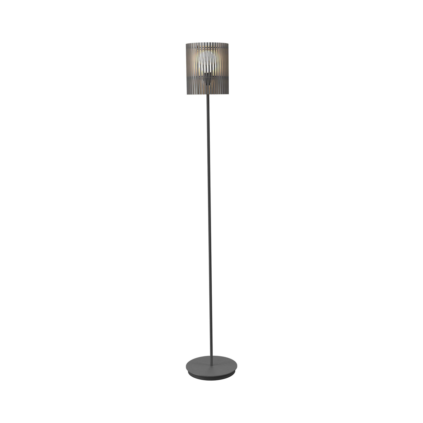 Living Hinges 3059 Floor Lamp in Organic Lead Grey.