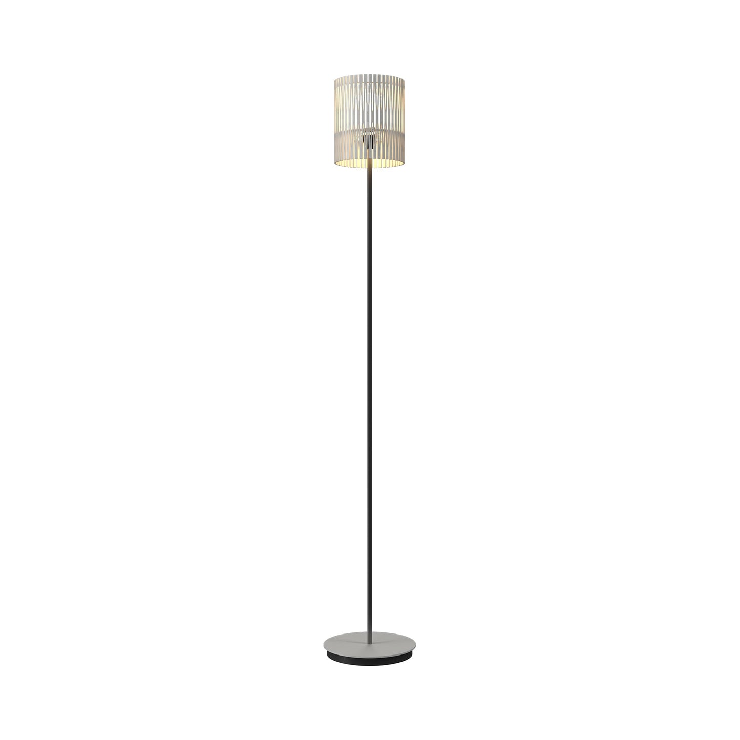 Living Hinges 3059 Floor Lamp in Organic White.