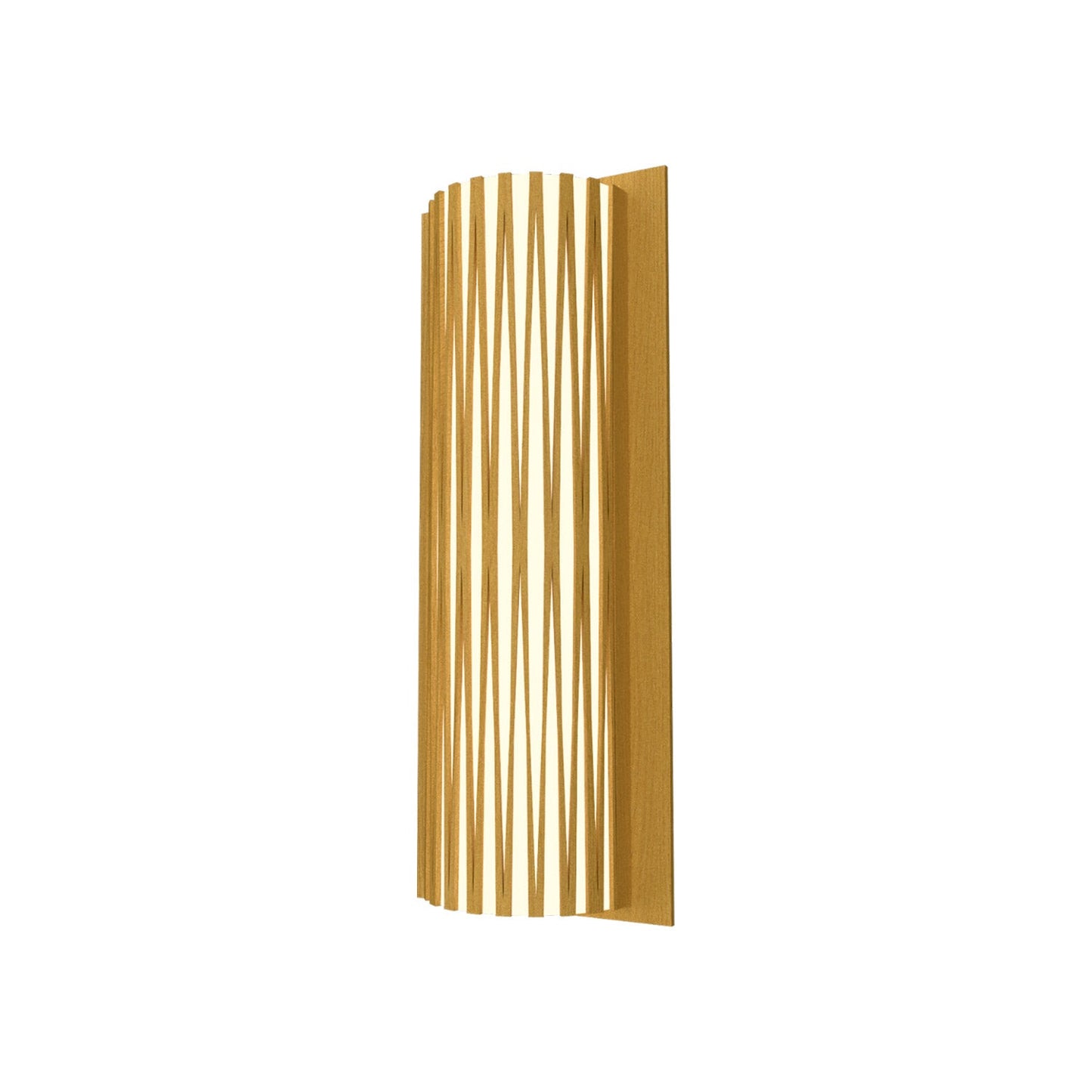 Living Hinges 4067 Wall Light in Organic Gold (19.69-Inch).