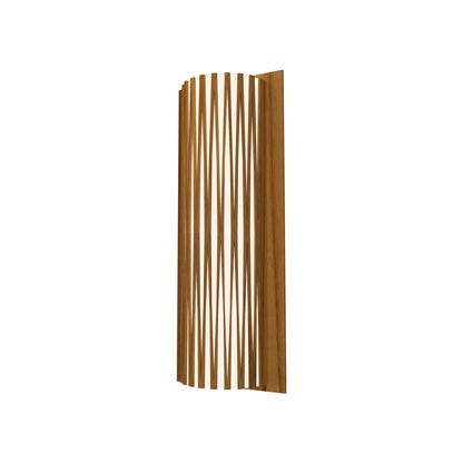 Living Hinges 4067 Wall Light in Teak (19.69-Inch).