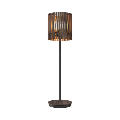 Living Hinges 7087 Table Lamp in American Walnut (23.62-Inch).