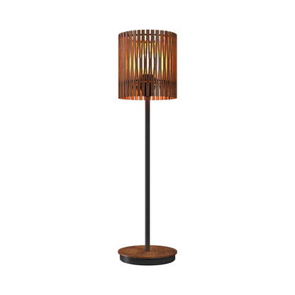Living Hinges 7087 Table Lamp in Imbuia (23.62-Inch).