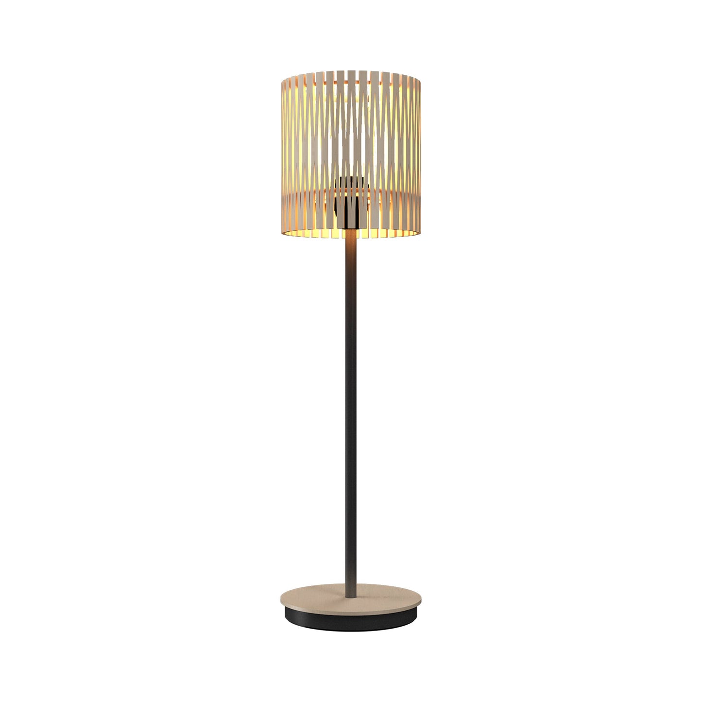 Living Hinges 7087 Table Lamp in Organic Cappuccino (23.62-Inch).