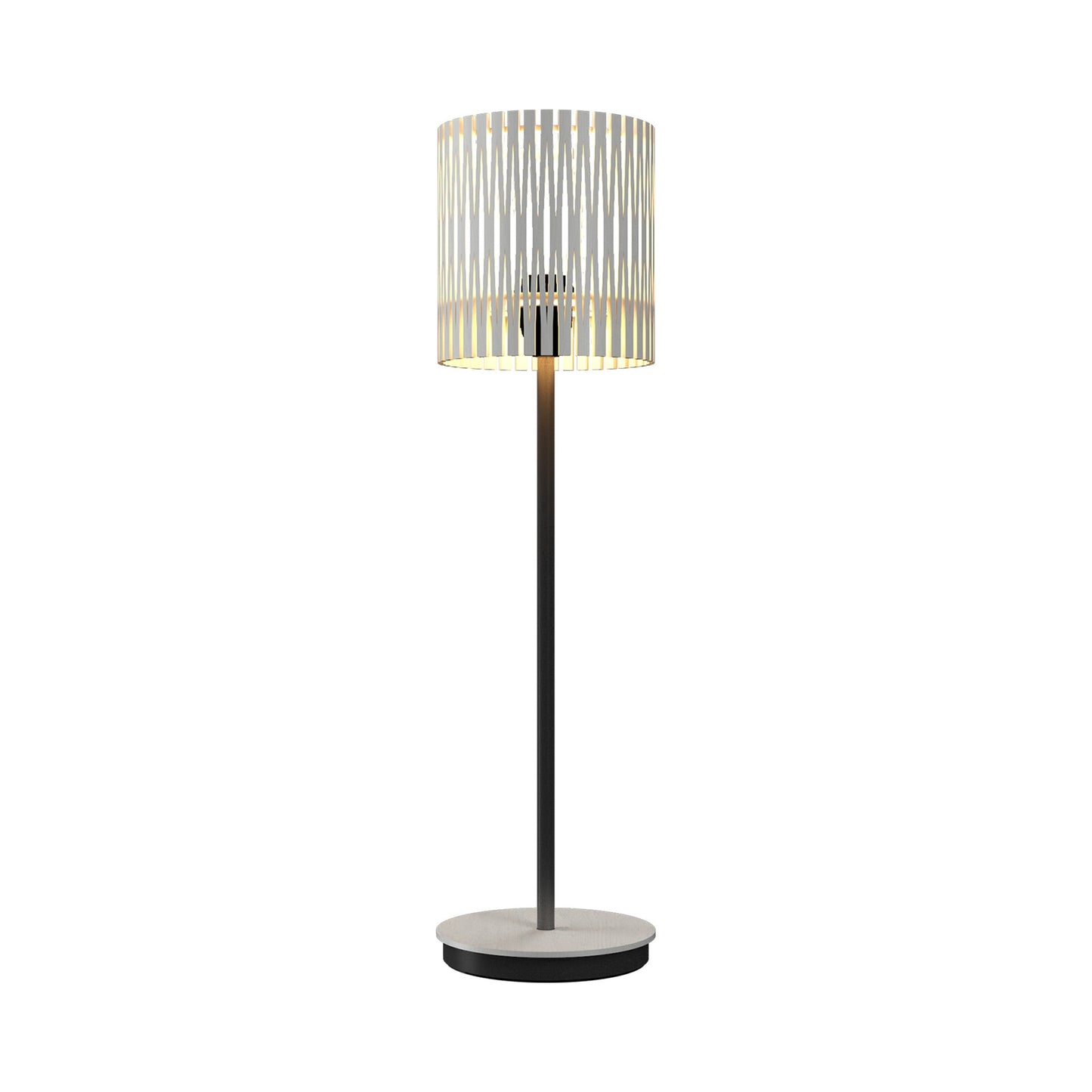 Living Hinges 7087 Table Lamp in Organic White (23.62-Inch).