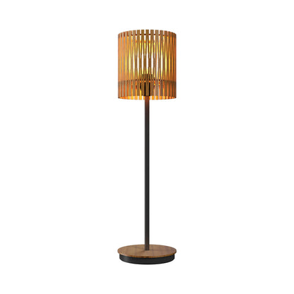Living Hinges 7087 Table Lamp in Teak (23.62-Inch).