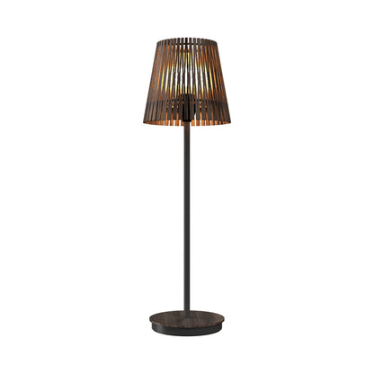Living Hinges 7089 Table Lamp in American Walnut (23.62-Inch).
