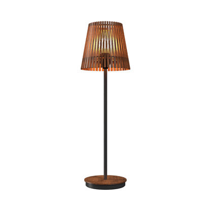 Living Hinges 7089 Table Lamp in Imbuia (23.62-Inch).