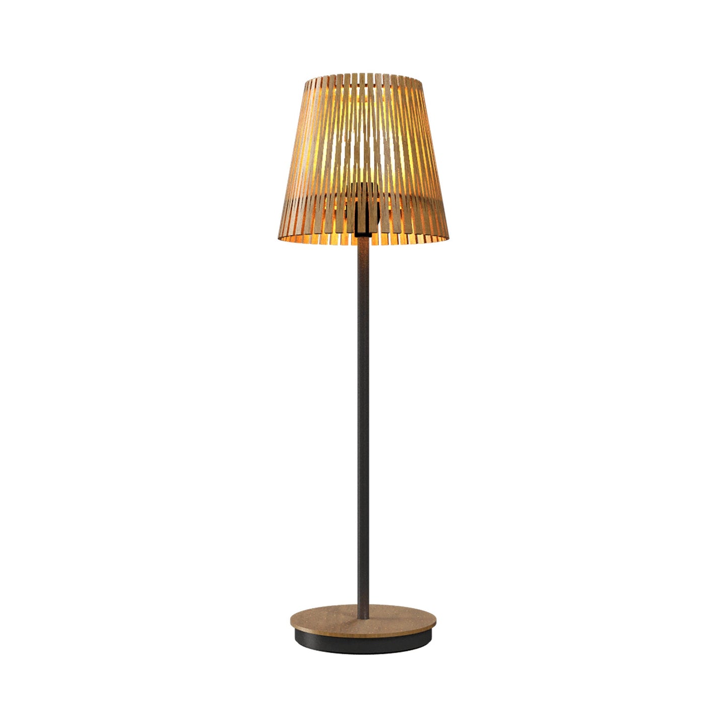 Living Hinges 7089 Table Lamp in Louro Freijo (23.62-Inch).