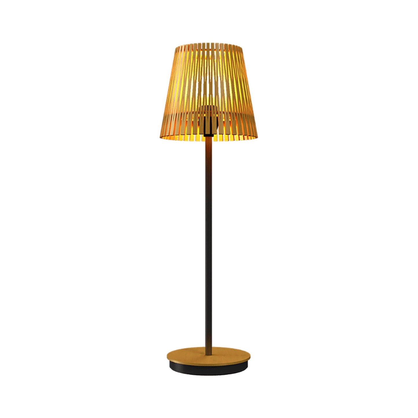 Living Hinges 7089 Table Lamp in Organic Gold (23.62-Inch).