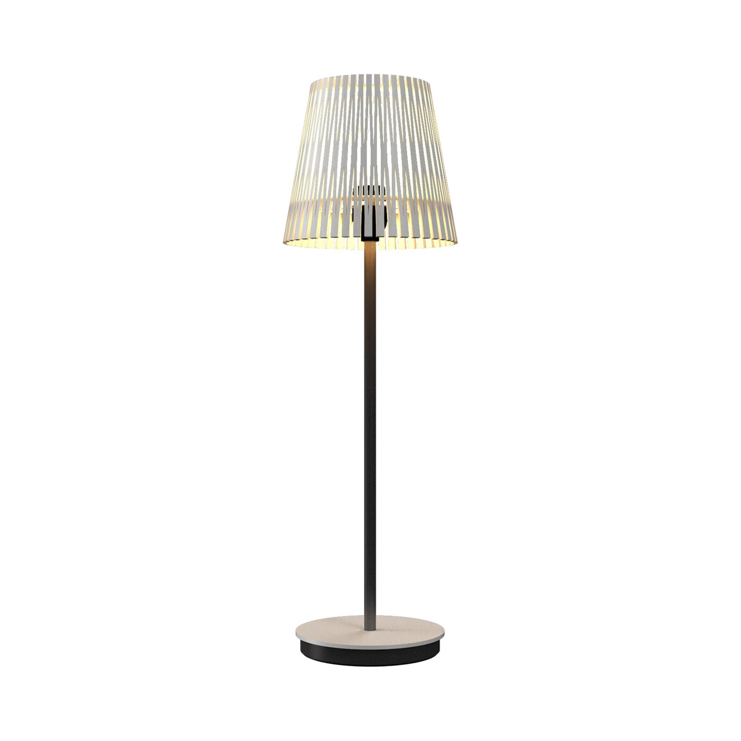Living Hinges 7089 Table Lamp in Organic White (23.62-Inch).