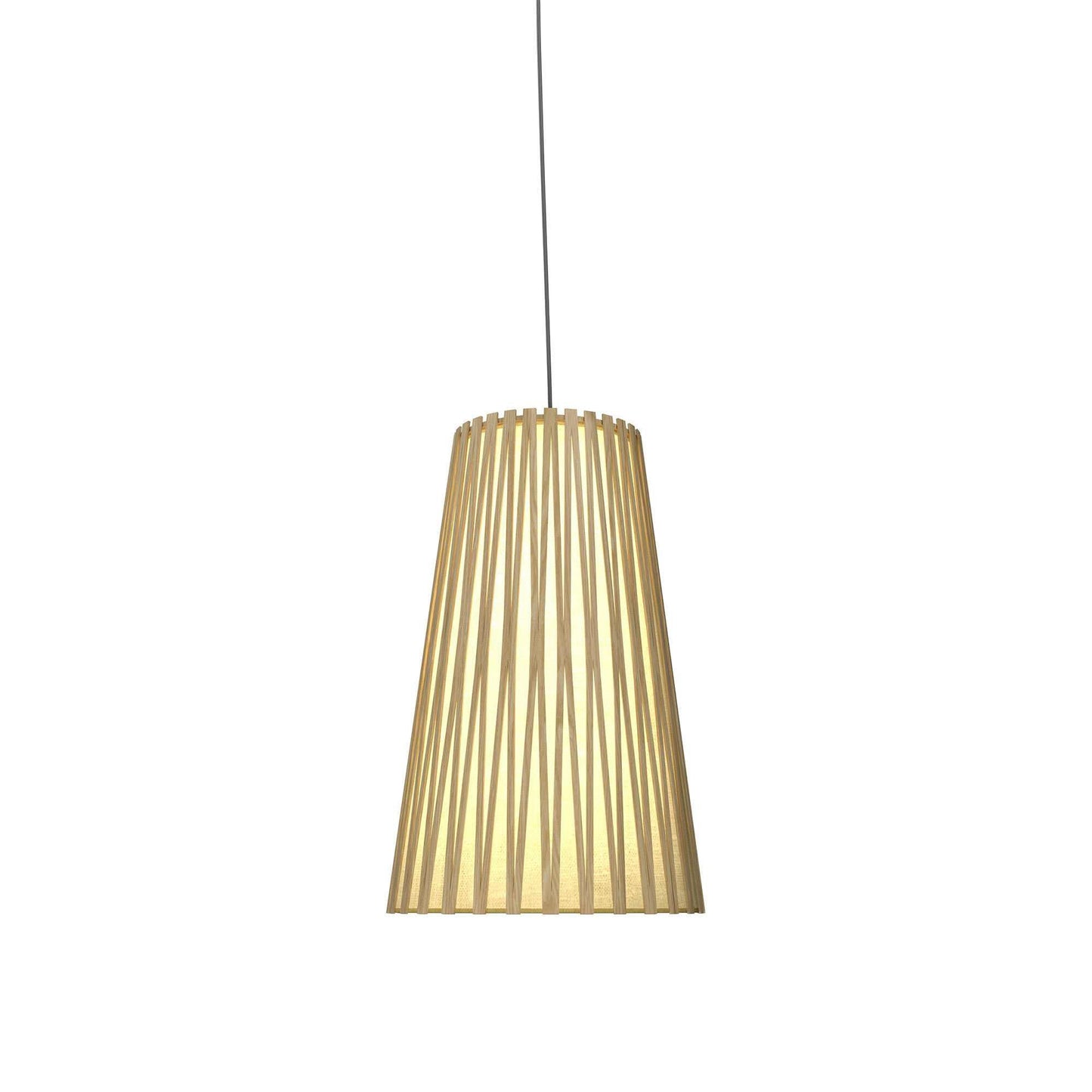 Living Hinges Pendant Light in Sand (Small).