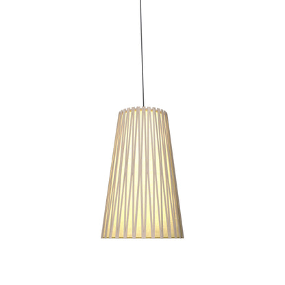 Living Hinges Pendant Light in Organic Cappuccino (Small).