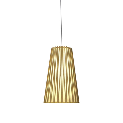 Living Hinges Pendant Light in Organic Gold (Small).