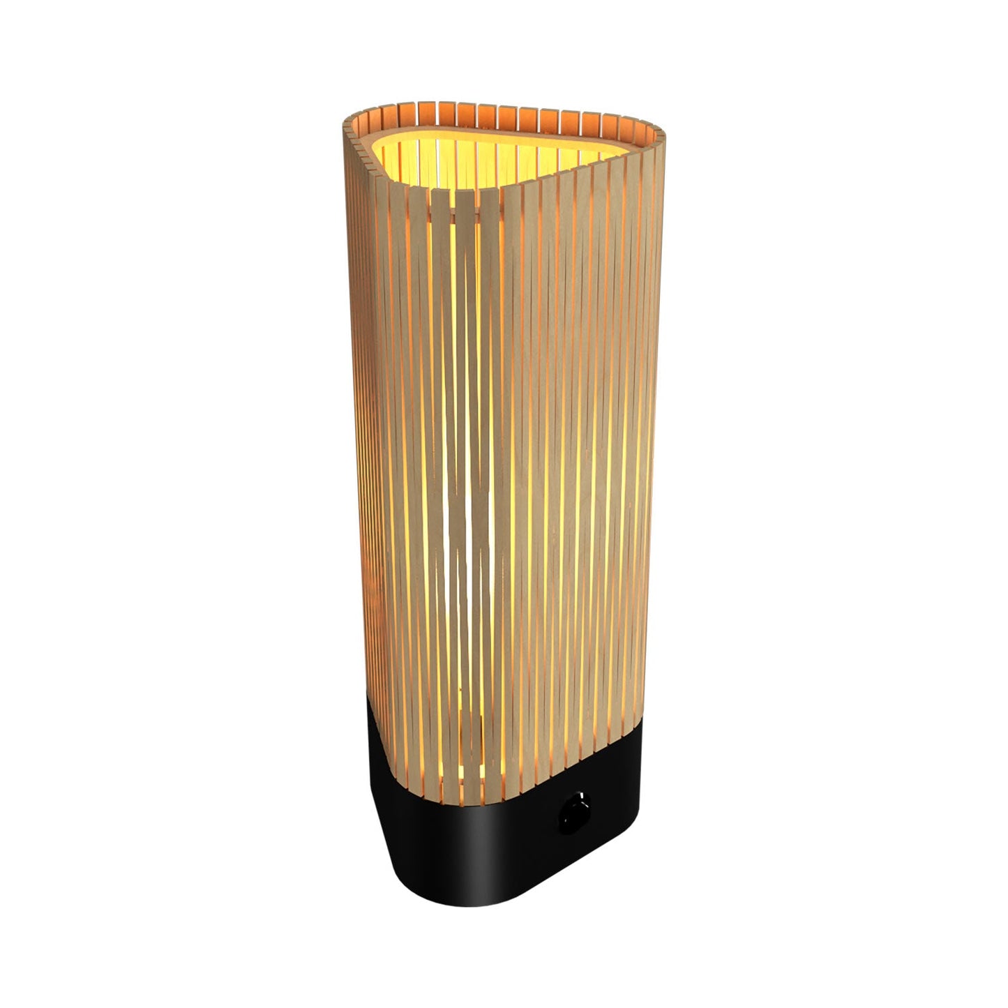 Living Hinges Table Lamp in Maple.