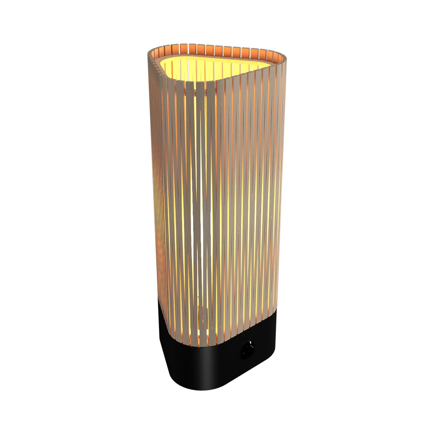 Living Hinges Table Lamp in Organic Cappuccino.