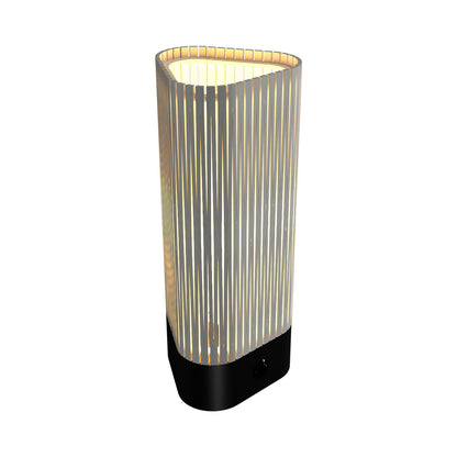 Living Hinges Table Lamp in Organic White.