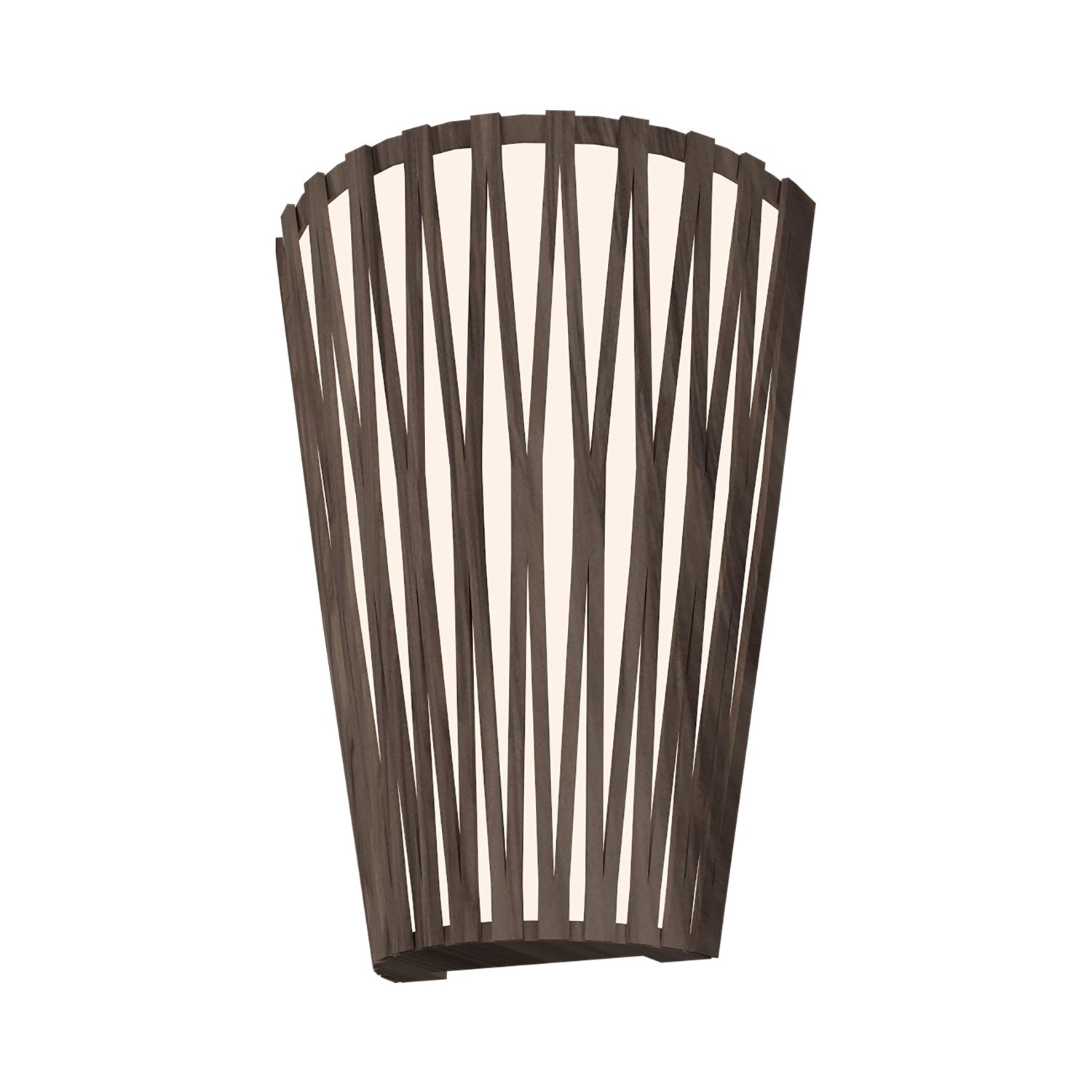 Living Hinges Wall Light in American Walnut.