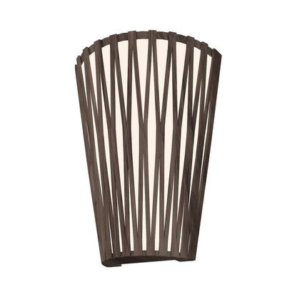 Living Hinges Wall Light in American Walnut.