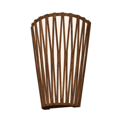Living Hinges Wall Light in Imbuia.