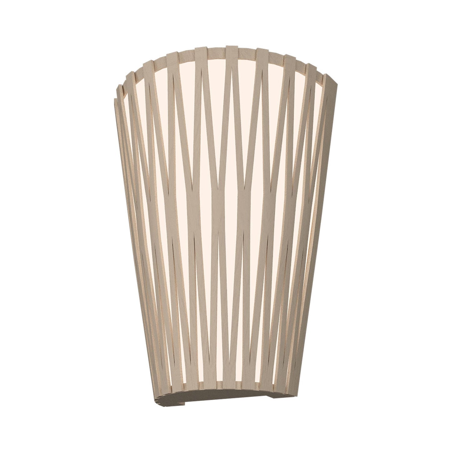 Living Hinges Wall Light in Organic Cappuccino.