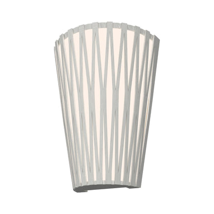 Living Hinges Wall Light in Organic White.