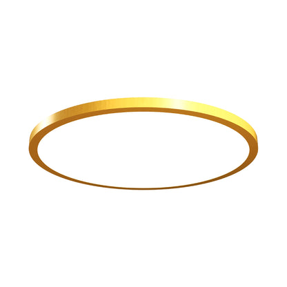 Naiá LED Flush Mount Ceiling Light in Organic Gold (Medium).