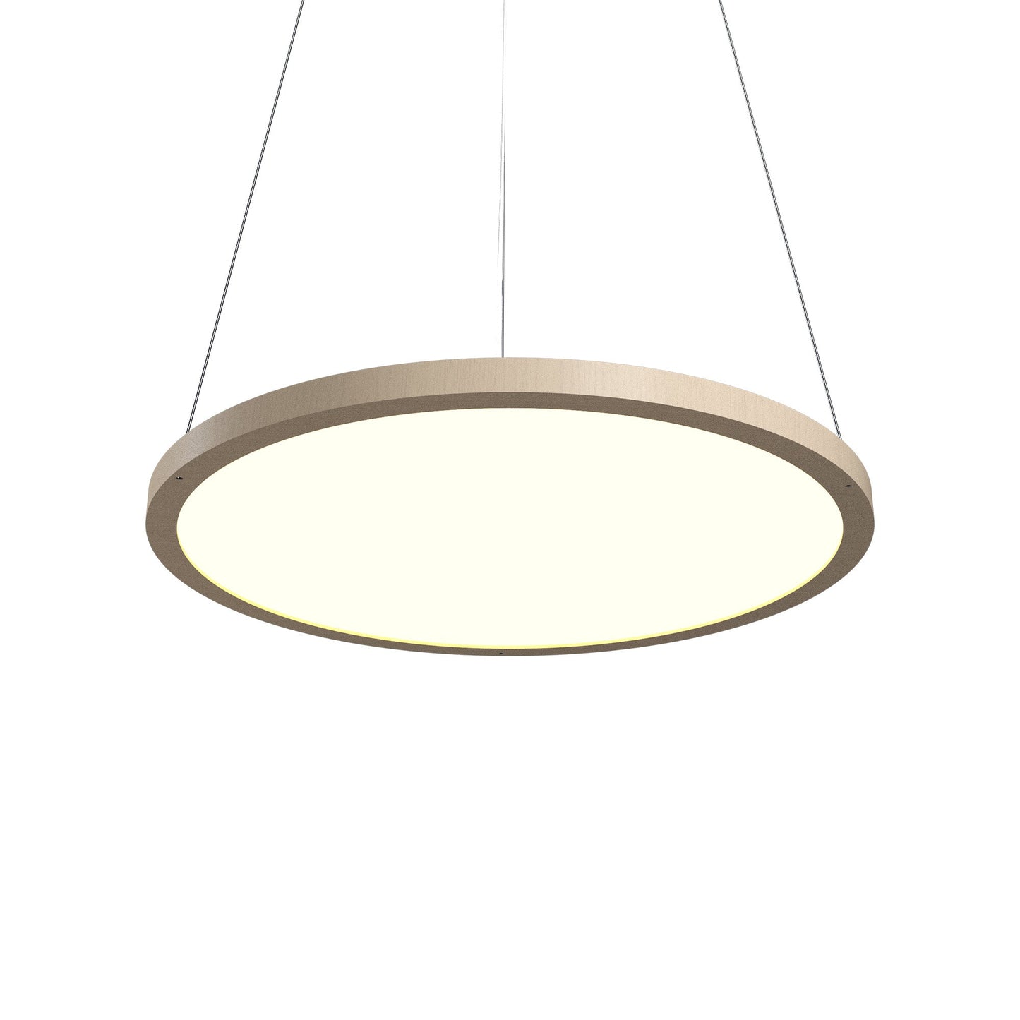Naiá LED Suspension Light in Organic Cappuccino (Small).