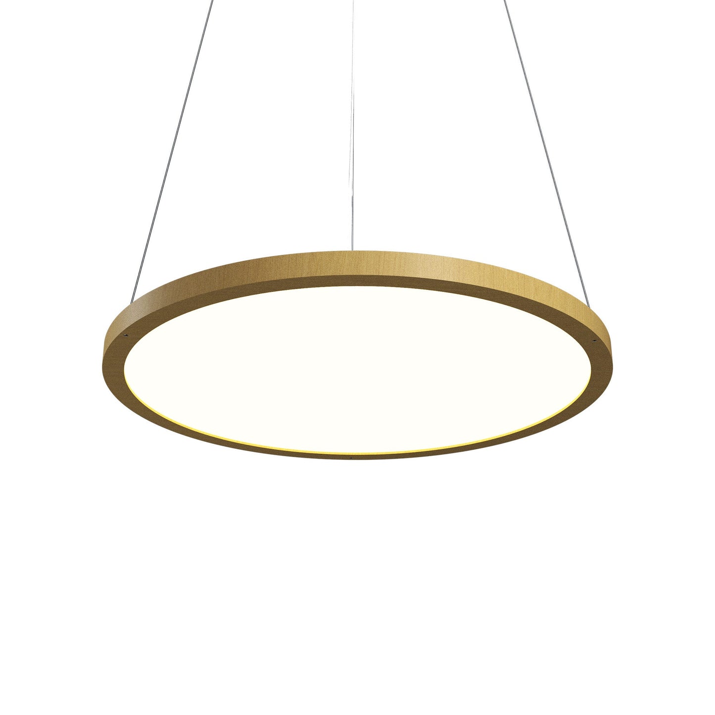 Naiá LED Suspension Light in Organic Gold (Small).