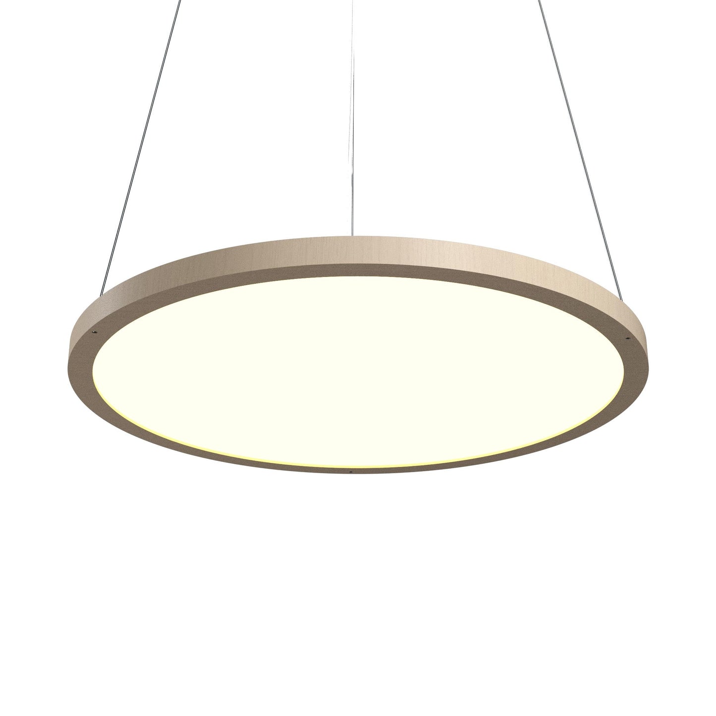 Naiá LED Suspension Light in Organic Cappuccino (Medium).