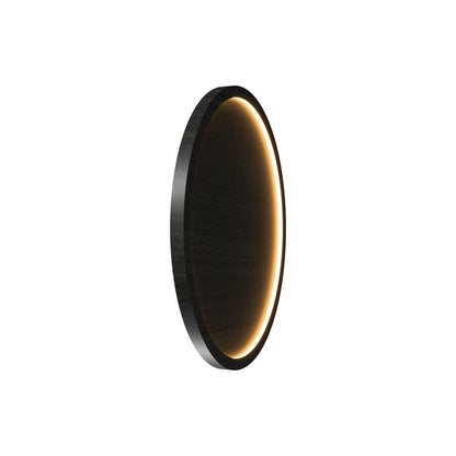 Naiá Round LED Wall Light in Charcoal (Small).