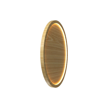 Naiá Round LED Wall Light in Sand (Small).