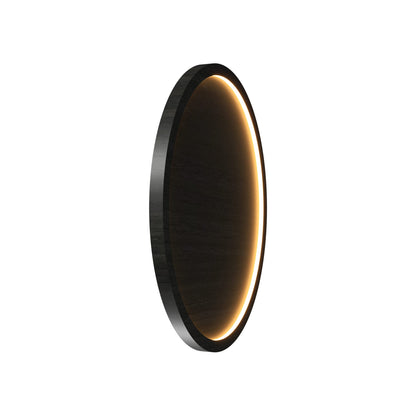 Naiá Round LED Wall Light in Charcoal (Medium).