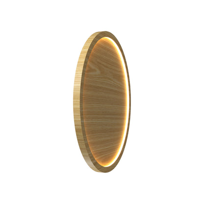 Naiá Round LED Wall Light in Sand (Medium).